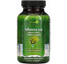 Irwin Naturals, Inflamma-Less, 80 Liquid Soft-Gels