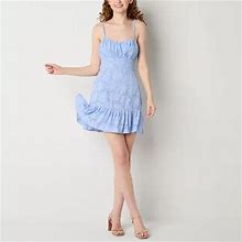 Speechless Juniors Sleeveless Fit + Flare Dress | Blue | Juniors Medium | Dresses Fit + Flare Dresses | Spring Fashion | Easter Fashion