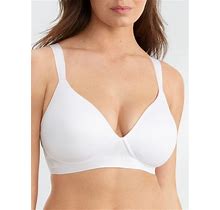 Bali Comfort Revolution Ultimate Wire-Free Support T-Shirt Bra - White - Bras Size Large