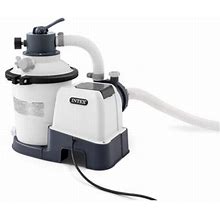 Intex 26641EG Krystal Clear Sand Filter Pump For 4,400 Gal Above Ground Pools In White | 14 H X 18 W X 12 D In | Wayfair