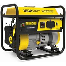 Champion Power Equipment 1500/1200 Watt Portable Generator,Gas Generator