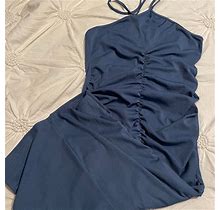 Blue Midi Dress - Women | Color: Blue | Size: M