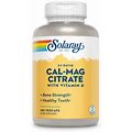 Solaray Cal-Mag Citrate 2:1 With 1000IU D3 - 180 Capsule