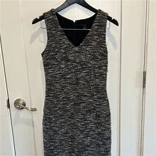 Ann Taylor Factory Dresses | Ann Taylor Knit Dress | Color: Black/Gray | Size: 0