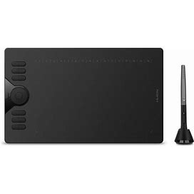 HUION Drawing Tablet HS610 Graphic Tablet With Battery-Free Stylus 8192 Pen Pressure Tilt Function, 10X6.25 Inches Digital Tablet For Animation &