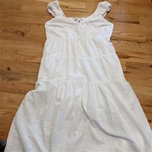 Old Navy Dresses | Old Navy White Maximidi Dress | Color: White | Size: Xl