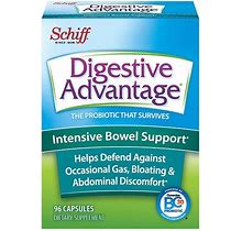 Schiff Digestive Advantage Capsules Intensive Bowel Support Ibs Lysine 96 Capsules