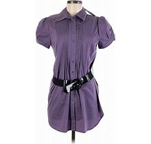 Apt. 9 Casual Dress: Purple Dresses - New - Women's Size Medium Petite