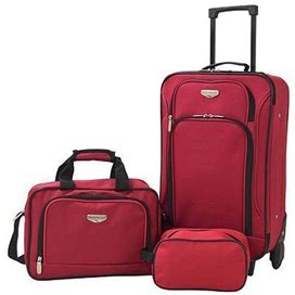 Travelers Club Euro Value Ll 20" Lightweight Luggage | Red | One Size | Luggage Luggage | Lightweight