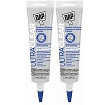 DAP Ultra Clear 5 Oz. All Purpose Waterproof Sealant (2-Pack) 7079818387 ,