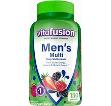 Vitafusion Men's Multivitamin Dietary Supplement Gummies - Berry - 150Ct