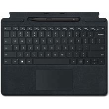 Microsoft Surface Pro Signature Keyboard With Microsoft Surface Slim Pen 2 - Black (Renewed)