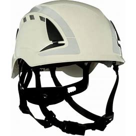 3m Securefit Safety Helmet ANSI-Reflective-Vented-White
