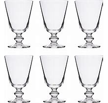 (Libbey) Libby Tradition LB21(6) Water Wine Glasses, 9.5 Fl Oz (280 Cc), Set Of 6, Clear