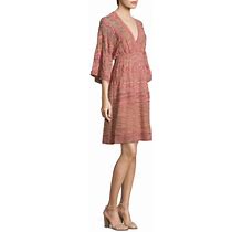 M Missoni Metallic Zigzag Striped Dress Size 42 Retails $895 + Tax