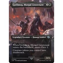 Gothmog, Morgul Lieutenant (Borderless Alternate Art) [The Lord Of The Rings: Ta