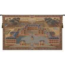 Versailles Castle Monument Belgian Tapestry Wall Art Hanging (New) 27X46 Inch