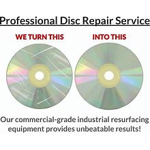 11 Mail-In Game Disc Repair Service Scratch Removal Fix Xbox PS1 PS2 PS3 Wii Lot