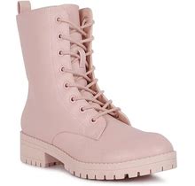 London Rag Geneva Women's High Top Boots, Size: 10, Pink