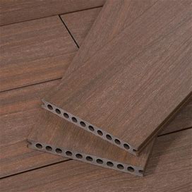Denali Truorganics 8ft Wide Composite Decking Flooring Sample, With Wood Grain/Flat Finish By CALI Decking