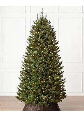 7.5' Fraser Fir Artificial Christmas Tree, Green, LED Candlelight , Most Realistic, Easy Plug By Balsam Hill