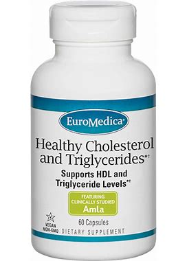 Euromedica Healthy Cholesterol & Triglycerides (Formerly Cholestcaps) - 60 Capsules