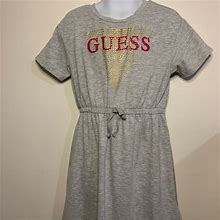 Guess Dresses | Guess Kids Girls Dress Size 6X | Color: Gray | Size: 6Xg
