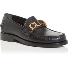 Gucci Women's Moc Toe Loafers - Black - Size 9 US / 39 EU