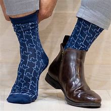 Men's Texas Socks Navy One Size