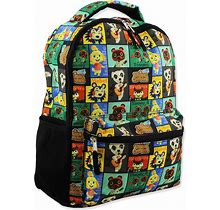 Nintendo Animal Crossing Kids 16 Inch School Backpack (One Size, Black)