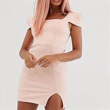 Asos Dresses | Asos Petite Mini Dress | Color: Cream/Pink | Size: 0P
