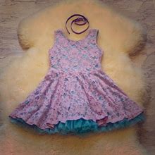 Knit Works Dresses | Lavender Lace Dress | Color: Pink/Purple | Size: 4G