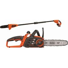 BLACK+DECKER 20-Volt Max 8-In Cordless Electric Pole Saw (Battery & Charger Included) & 20-Volt Max 10-In Cordless Electric Chainsaw (Battery