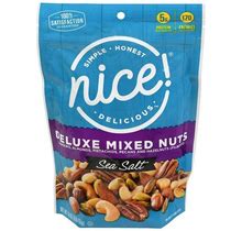 Nice! Deluxe Mixed Nuts Roasted With Sea Salt - 16 Oz