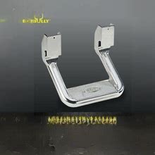 Bully Universal Aluminum Single Truck Bed Side Step, Polished, Mounting Brackets Included