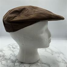 Adventure Bound Accessories | Adventure Bound Leather Driving Ivy Cap-M | Color: Brown | Size: M