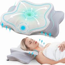 DONAMA Cervical Pillow For Neck Pain Relief,Contour Memory Foam Pillow,Ergonomic Orthopedic Neck Support Pillow For Side,Back And Stomach Sleepers