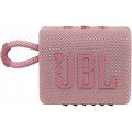 JBL Go 3: Portable Speaker With Bluetooth, Built-In Battery, Waterproof And Dustproof Feature - Pink