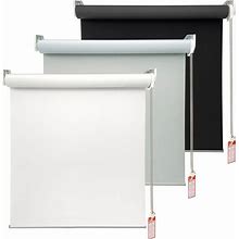 HOMEBOX 100% Blackout Roller Window Shades, Window Blinds With Thermal Insulated, UV Protection Waterproof Fabric, Roll Up And Down Blinds For Home