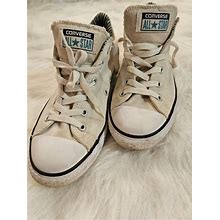 Converse Shoes | Converse Shoes Kids All Star Madison Size 5Y. | Color: Cream/White | Size: 5G