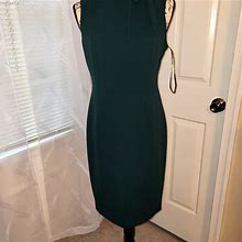 Calvin Klein Dresses | Calvin Klein Forest Green Dress | Color: Green | Size: 8
