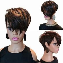 Short Pixie Cut Hair Wig Short Hairstyles Synthetic Wigs For Women Short Hair Wigs For Wome Replacement Wigs A13