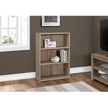 Bookshelf, Bookcase, 4 Tier, 36" Height, Office, Bedroom, Laminate, Transitional