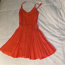 Aeropostale Dresses | Coral Spaghetti Strap Dress | Color: Orange/Pink | Size: Xs