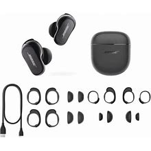 Bose Quietcomfort Earbuds II, Triple Black With Alternate Sizing Kit
