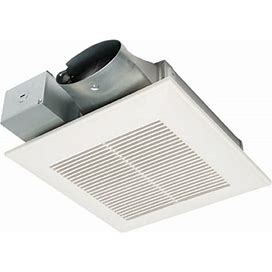 Panasonic 100 CFM 0.6 Sone Ceiling Mounted Condensation Sensing Energy Star Certified Bath Fan With Pick-A-Flow Speed Selector - FV-0510VSC1
