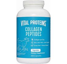 VITAL PROTEINS - COLLAGEN PEPTIDES - 360 CAPSULES - GRASS FED