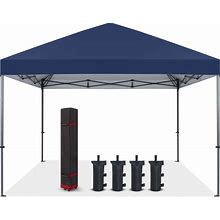 COOSHADE Durable Easy Pop Up Canopy Tent 12X12ft(Dark Blue)