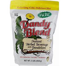 Dandy Blend Instant Herbal Beverage Dandelion 2 Lb Bag New (Packaging May Vary)