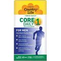 Country Life Core Daily-1, 6-In-1 Vegetarian Mens Multivitamins With Coenzymated B Vitamins For Energy, Immune Support, Over 30 Raw Whole Foods, 60 Tablets